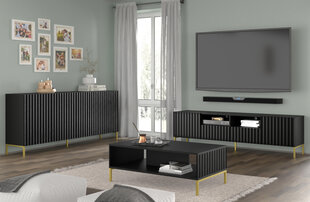 Tv alus Wave FURNLUX CLASSIC, 200x42x56 cm, must hind ja info | TV alused | kaup24.ee