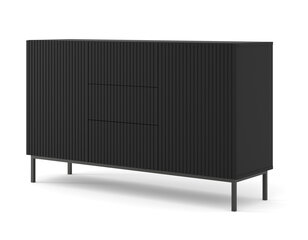 Буфет Ravenna B FURNLUX CLASSIC, 150x42x89 cm, черный цена и информация | Шкафчики в гостиную | kaup24.ee