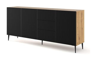 Буфет Ravenna B FURNLUX CLASSIC, 200x42x87 cm, бежевый цена и информация | Шкафчики в гостиную | kaup24.ee