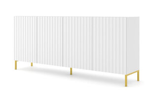 Буфет Wave FURNLUX CLASSIC, 200x42x87 cm, белый цена и информация | Шкафчики в гостиную | kaup24.ee