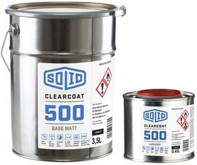 Tööstuslik värv Solid Clearcoat 500 395l matt цена и информация | Краска | kaup24.ee