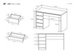 Laud Ada FURNLUX CLASSIC, 120x55x75 cm, valge цена и информация | Arvutilauad, kirjutuslauad | kaup24.ee