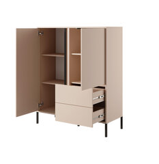 Kummut Dast FURNLUX CLASSIC, 104x40x124 cm, beež hind ja info | Kummutid | kaup24.ee