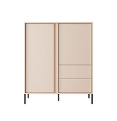 Kummut Dast FURNLUX CLASSIC, 104x40x124 cm, beež hind ja info | Kummutid | kaup24.ee