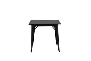 Обеденные столы Tempe FURNLUX CLASSIC, 80x80x75 cm, черный цена и информация | Кухонные и обеденные столы | kaup24.ee