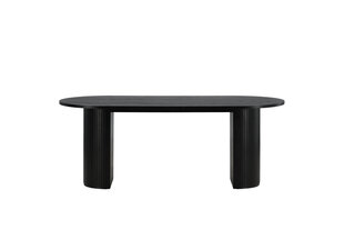 Обеденные столы Bianca FURNLUX CLASSIC, 90x200x75 cm, черный цена и информация | Кухонные и обеденные столы | kaup24.ee