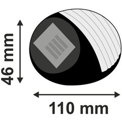 Pakabinamas LED šviestuvas su saulės baterija POLUX hind ja info | Aia- ja õuevalgustid | kaup24.ee