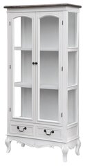 Витрина Rimini White FURNLUX PREMIUM, 76x35x156 cm, белый цена и информация | Витрины, серванты | kaup24.ee