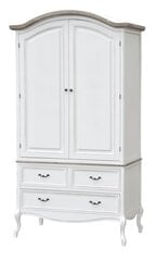 Шкафы Rimini White FURNLUX PREMIUM, 110x59x205 cm, белый цена и информация | Шкафы | kaup24.ee