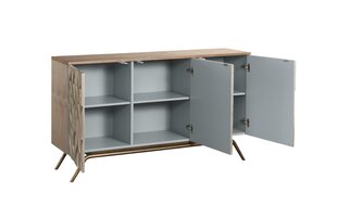 Puhvetkapp Stilig FURNLUX PREMIUM, 150x40x86 cm, kuld hind ja info | Elutoa väikesed kapid | kaup24.ee