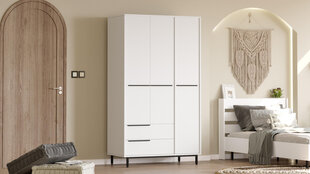 Шкафы Ocean FURNLUX CLASSIC, 112x55x196 cm, белый цена и информация | Шкафы | kaup24.ee