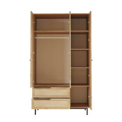 Garderoob Ocean FURNLUX CLASSIC, 112x55x196 cm, helebeež hind ja info | Kapid | kaup24.ee