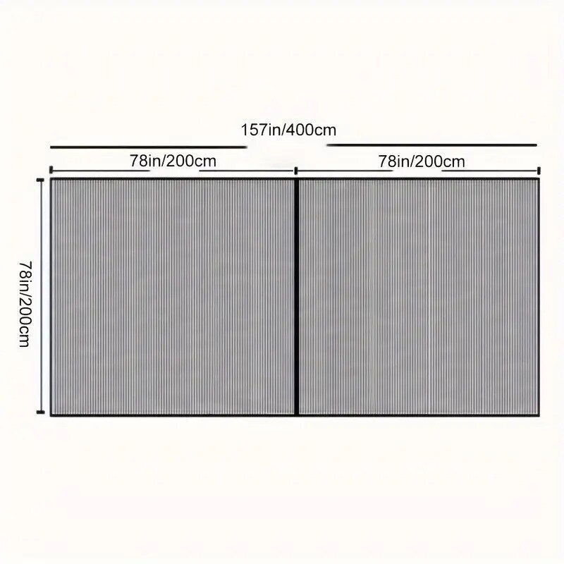 Garaaži ukse kaitsevõrk magnetitega Tech Zone, 400x200 cm цена и информация | Sääsevõrgud, putukavõrgud | kaup24.ee