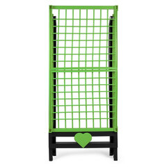 Kuivatusmasin Love tumehall/lime roheline 180x56x96cm hind ja info | Pesukuivatusrestid ja aksessuaarid | kaup24.ee