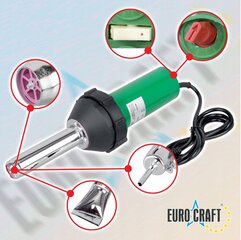 Euro Craft 1200 W 10 V 600 °C soojapüstol цена и информация | Строительные фены | kaup24.ee