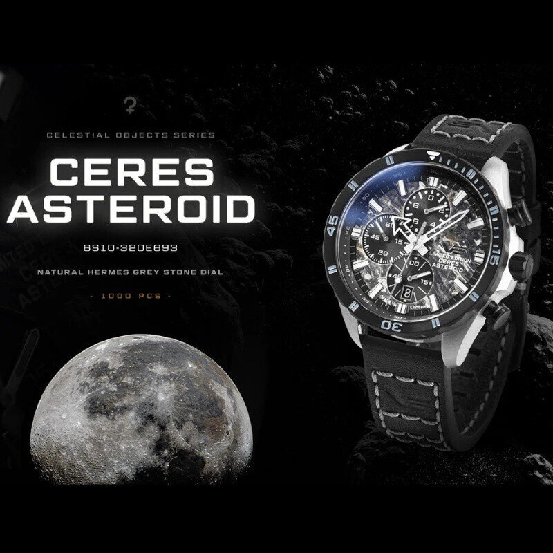 Vostok Europe 'Ceres Asteroid' Limited Edition Chronograph 6S10-320E693​ 6S10-320E693 цена и информация | Naiste käekellad | kaup24.ee