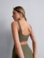 RIB õmblusteta bralette POWER RIB TOP IGUANA, khaki värv SIA-445 hind ja info | Rinnahoidjad | kaup24.ee