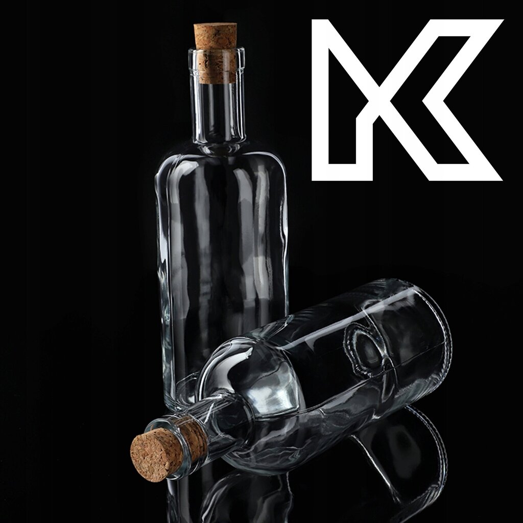 Pudel Pudelid 700ml Tinktuurid Moonshine Cork 12 tk цена и информация | Köögitarbed | kaup24.ee