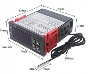 Termostaat STC-1000, 230V цена и информация | Сенсорика | kaup24.ee