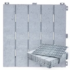 E-põrand terrassi plaat Terrassiplaat Looduslik kivi 30x30cm 6-pakk 0.55m2 цена и информация | Террасный пол | kaup24.ee