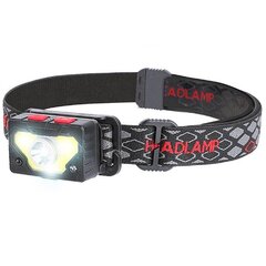 LED XPG 5W + COB 5W headlamp, motion sensor, 1200mAh battery, USB charging hind ja info | Rippvalgustid | kaup24.ee