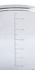 Roostevabast terasest pott 9 l 24 cm koos kaanega induktsiooniga hind ja info | Potid ja kiirkeedupotid | kaup24.ee