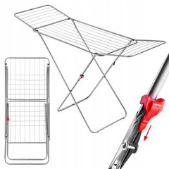 Pesukuivatusrest, Seisev, Stabiilne, 18 m, Riiete jaoks, Kokkupandav, Pesu jaoks, Suur hind ja info | Pesukuivatusrestid ja aksessuaarid | kaup24.ee