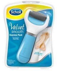 Набор Scholl: скраб для ног Velvet Smooth + косметичка цена и информация | Аппараты для маникюра и педикюра | kaup24.ee