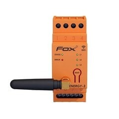 FOX - Wi-Fi 3-faasiline elektriarvesti monitor - ENERGY-3-100 hind ja info | Rulood | kaup24.ee