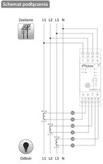 FOX - Wi-Fi 3-faasiline elektriarvesti monitor - ENERGY-3-100 hind ja info | Rulood | kaup24.ee