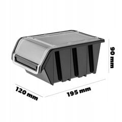 Konteinerite allapanu hoidmise korraldaja 195x120mm 20x hind ja info | Tööriistakastid, tööriistahoidjad | kaup24.ee