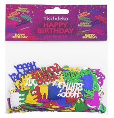 Konfetti dekoracja Happy Birthday hind ja info | Seinapildid | kaup24.ee