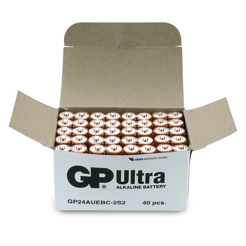 GP Ultra AAA 40 tk. hind ja info | Patareid | kaup24.ee