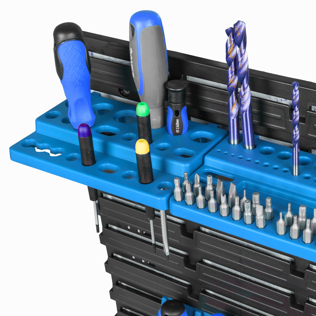 Tööriistaplaat 115X78 CM 22 BOXES Seinariiul tööriistahoidjatega optimaalseks organiseerimiseks ja korrastamiseks töökojas ja garaažis - ruumi säästev ja mobiilne professionaalseks kasutamiseks, sh mo hind ja info | Tööriistakastid, tööriistahoidjad | kaup24.ee