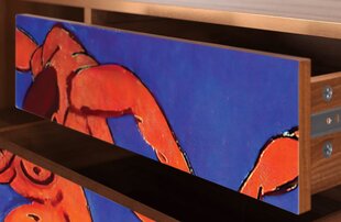 TV-kapp 2 sahtli ja 2 uksega L 170 cm, The Dance By Henri Matisse Walnut цена и информация | Комоды | kaup24.ee