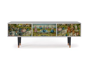 TV-kapp 2 sahtli ja 2 uksega L 170 cm, The Garden By Hieronymus Bosch Grey цена и информация | Комоды | kaup24.ee