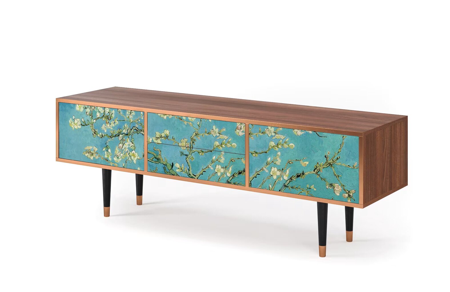 TV-kapp T4 Almond Blossom By Van Gogh L 170 cm, pähkel hind ja info | Kummutid | kaup24.ee