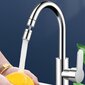 '1pc 360 ° xexeame katã ƒe faucet kekeɖenudɔwɔwɔ nozzle' цена и информация | Vannitoa sisustuselemendid ja aksessuaarid | kaup24.ee