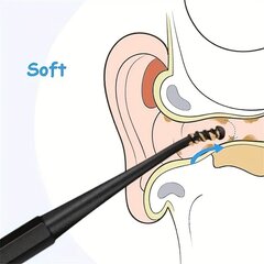 '1/3/5 tk pehmest silikoonist kõrvapulk, kõrvavaha kaabits, kõrvavaha eemaldaja, kõrvapuhastuslusikas, spiraalne kõrvapuhastusvahend' hind ja info | Vannitoa sisustuselemendid ja aksessuaarid | kaup24.ee