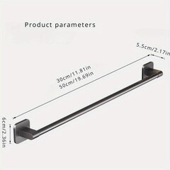 '1 шт. космические алюминиевые вешалки для полотенец' цена и информация | Аксессуары для ванной комнаты | kaup24.ee