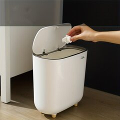 'пластиковый мусорный бак 1 шт.' цена и информация | Аксессуары для ванной комнаты | kaup24.ee
