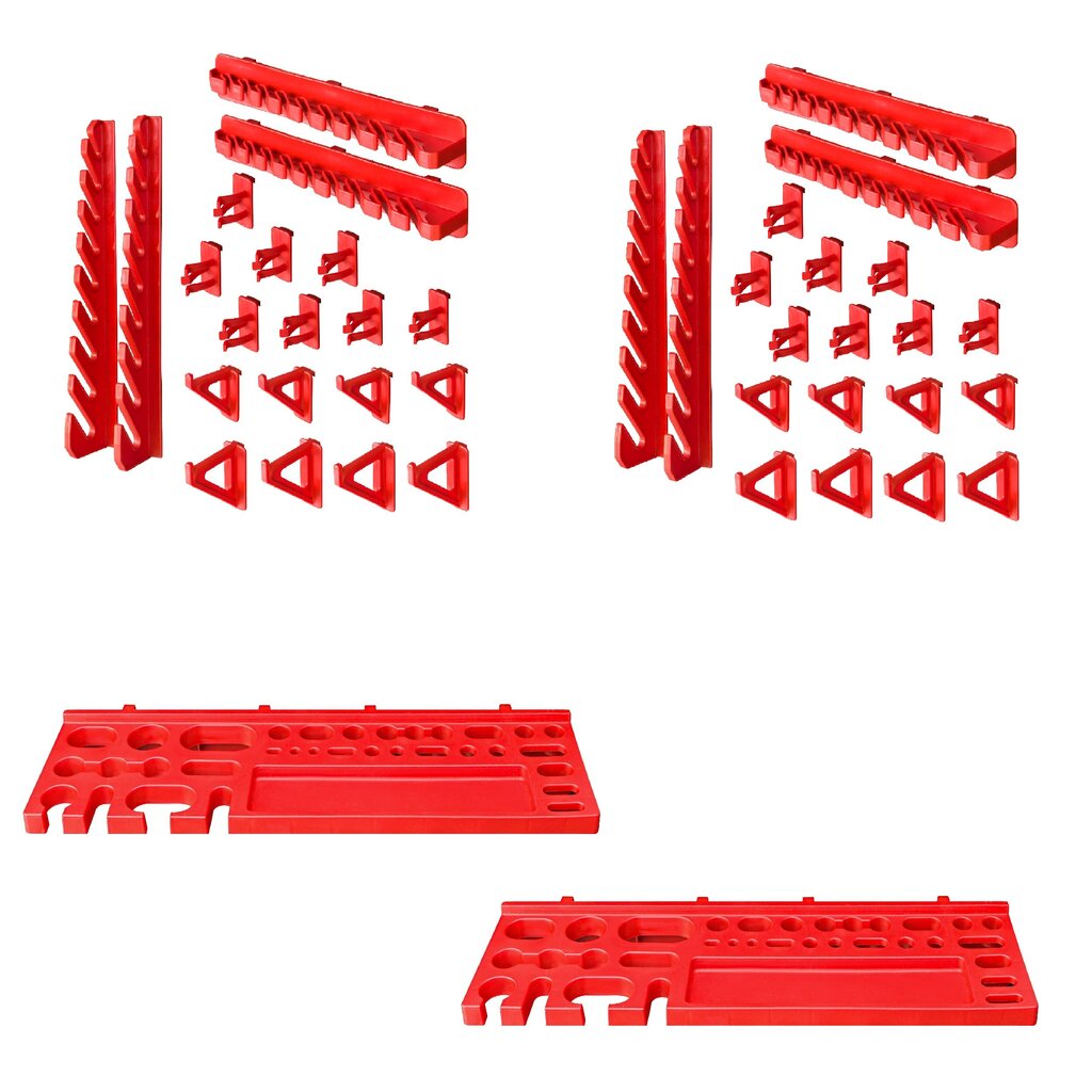 Töökoja laosüsteem riiulitega| 117 x 78 cm | 23 tk. Kast | hind ja info | Tööriistakastid, tööriistahoidjad | kaup24.ee
