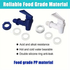 '1/2 tk plastist joogidosaatori vahetuspistik, BPA-vaba lihtne paigaldus, lekkekindel vastupidav universaalne, sobib 3/4" (18 mm) auguga veedosaatori segisti' hind ja info | Vannitoa sisustuselemendid ja aksessuaarid | kaup24.ee