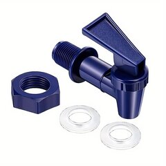 '1/2 tk plastist joogidosaatori vahetuspistik, BPA-vaba lihtne paigaldus, lekkekindel vastupidav universaalne, sobib 3/4" (18 mm) auguga veedosaatori segisti' hind ja info | Vannitoa sisustuselemendid ja aksessuaarid | kaup24.ee