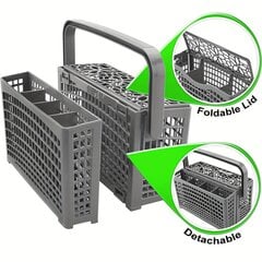 'Täiendage oma nõudepesumasinat vastupidava söögiriistade korviga – ühildub seadmetega Bosch, Maytag, Kenmore, Whirlpool, KitchenAid, LG, Samsung, Frigidaire, GE' hind ja info | Vannitoa sisustuselemendid ja aksessuaarid | kaup24.ee