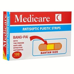 '100pcs tsi kple gbɔgbɔ adhesive bandages' hind ja info | Vannitoa sisustuselemendid ja aksessuaarid | kaup24.ee