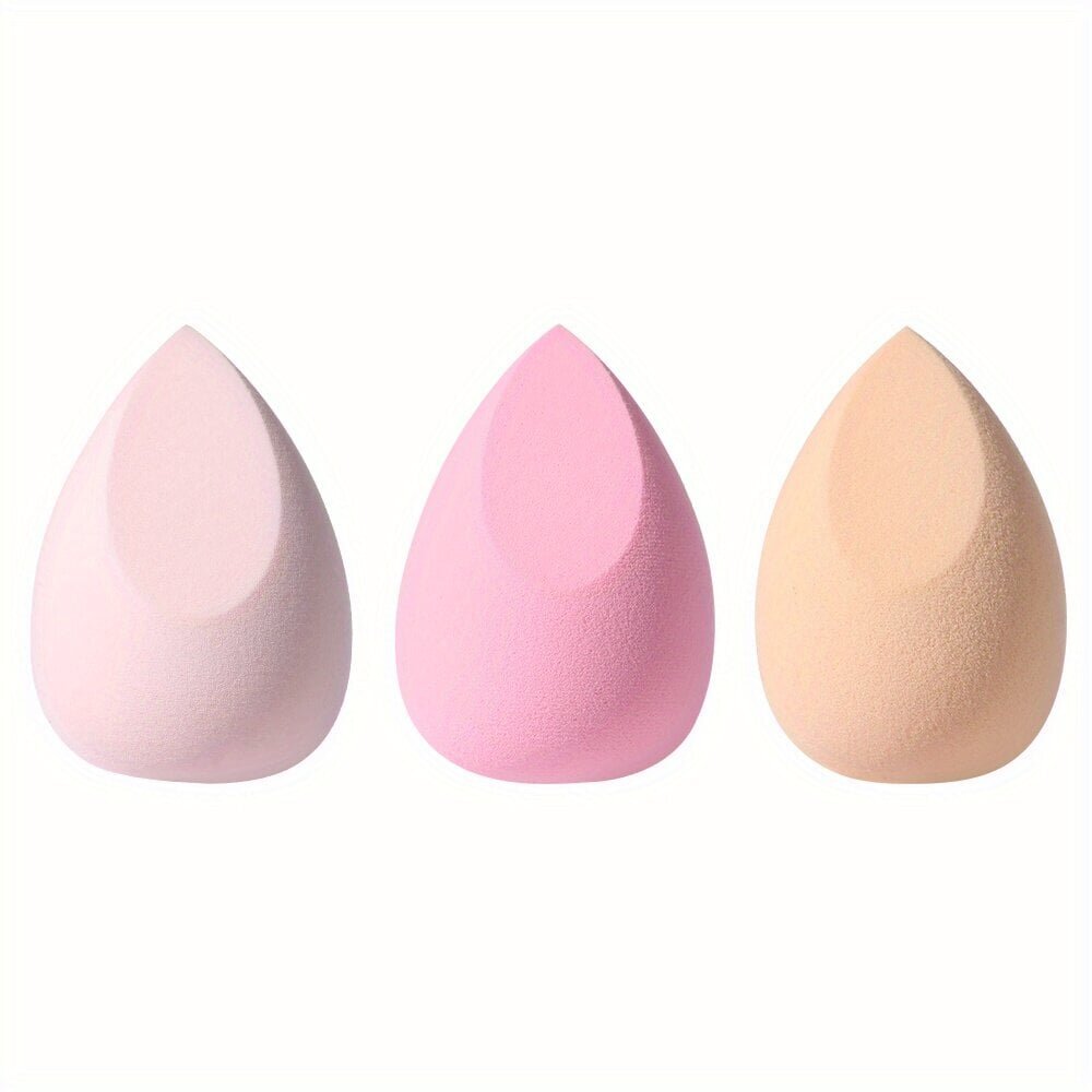 '3 tk Meigikäsna komplekt Professional Beauty Sponge Blender Makeup Foundation Blending Cosmetic Makeup Pahvipuuder kreemile' цена и информация | Vannitoa sisustuselemendid ja aksessuaarid | kaup24.ee