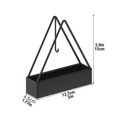 'Держатель для благовоний от комаров, железная подставка для сандалового дерева, держатель для благовоний, держатель для благовоний от комаров, держатель для благовоний от комаров, плита для благовоний, треугольный держатель для благовоний от комаров' цена и информация | Аксессуары для ванной комнаты | kaup24.ee