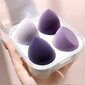 '4 tk Make Up Blender Cosmetic Puff meigikäsn koos säilituskarbiga jumestuskreemi käsn Beauty Tool Fashion Beauty Blender Sponge' hind ja info | Vannitoa sisustuselemendid ja aksessuaarid | kaup24.ee