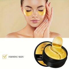 'Pure Natural Gold Eye Mask – niisutab, peened poorid, pinguldab nahka, pleekib peened jooned, tumedad silmaalused ja silmakotid' hind ja info | Vannitoa sisustuselemendid ja aksessuaarid | kaup24.ee
